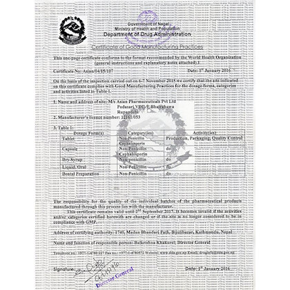 Certificate Preview